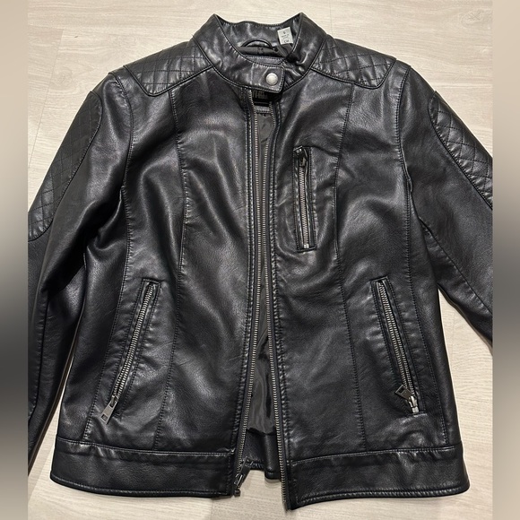 Black leather jacket Levi’s - Picture 1 of 4